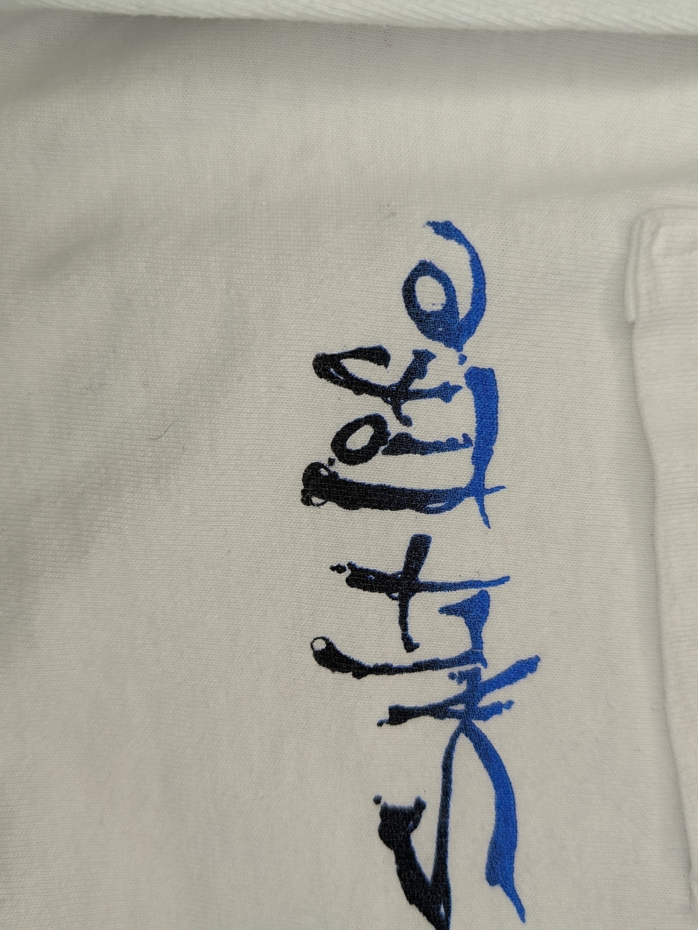 Salt Life White Long Sleeve Pocket Tee with Blue Logo - Picture 3 of 5